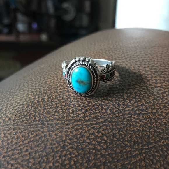 Jewelry - Sterling silver and Turquoise ring